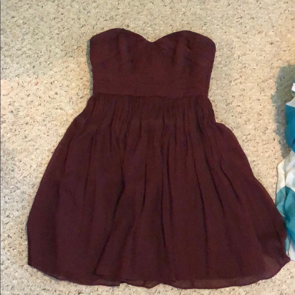 Maroon dress